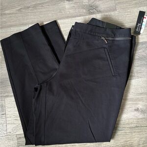 NWT Alfani Slim Leg Comfort Waist Black Pants Plus Size 20W